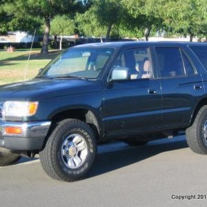 MVP's Third 4runner:
'96 T4R SR5, 2WD, 3.4L, Auto
bought in 4/2007 w/ 211k miles
drove a year until the recession began, gas was $5/gallon and I was o