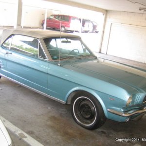 This is what I traded the '99 Limited for...
1966 Mustang Convertible
V8 with C4 Automatic
Pony Interior w Factory AC