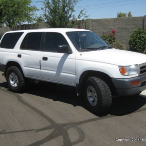 MVP's Fifth 4runner:
'97 T4R Base, 2WD, 4cyl, 5 speed 
nicknamed "Stinky" since prior owner chain smoked in it
bought it missing the cat - it had been