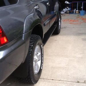 After Spydertrax spacers
