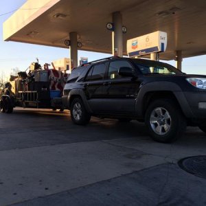 Pulling the trailer from California!