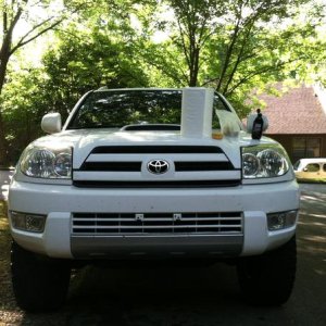 Headlights before and after