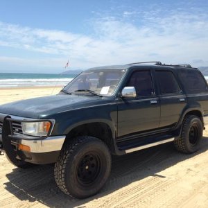 The Runner in the sand at Pismo