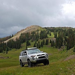 Elwood Pass at 11.700 ft. near Wolf Creek, CO