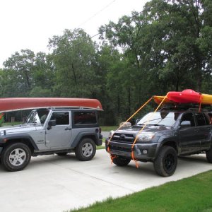 w/ my brother-in-law's Wrangler