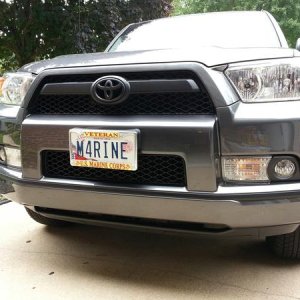 After plastidip front emblem, fog bezels and bumper.