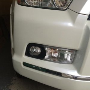 Plasti dipped fog light covers