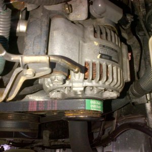 JDM Alternator installed