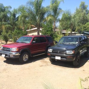 1999 red 4-cyl. 1998 black/gray 4-cyl.