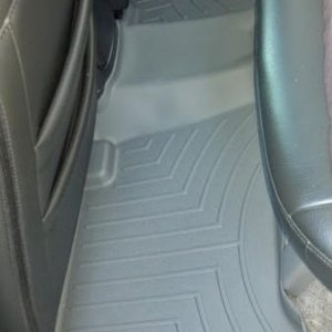 WeatherTech mats installed