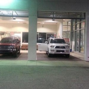 The old and the new.  Saying goodbye to my '99 and hello to my 2011 T4R.