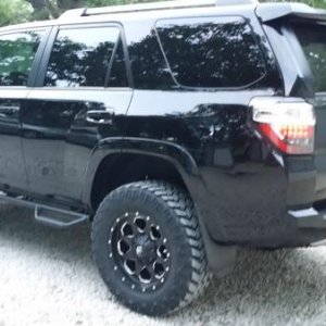 Lifted 4 1/2 inches Rear