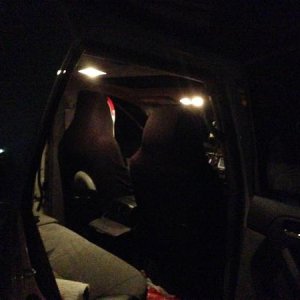 before blue leds