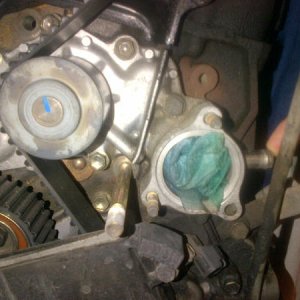 coolant outlet pipe for oil cooler