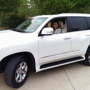 Wife in her new GX460