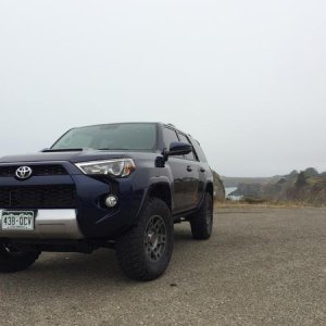 Foggy day in California.
