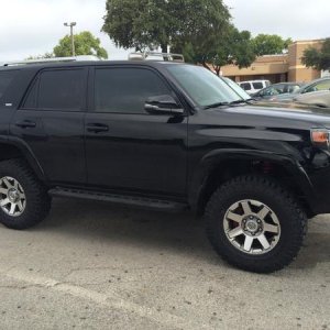 Keeping my running boards so my kid can get in and out.