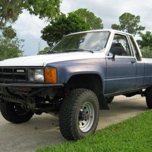 old blue:  1984..... I gave it up for a new car and boy do I regret it.