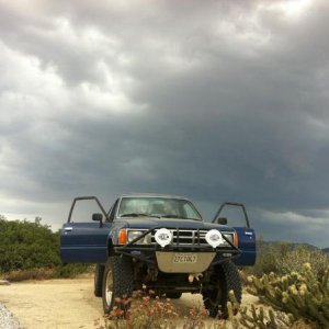 Jasper Jeep trail in Ranchita, CA.