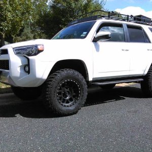 replaced spacers for springs and shocks.