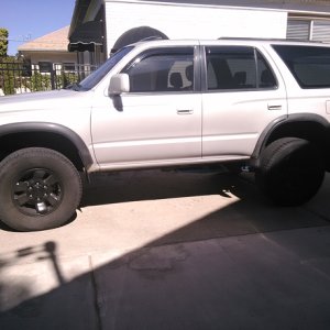 side view after lift