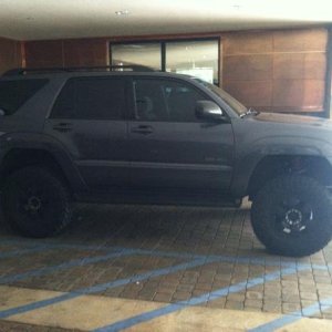 installed Total chaos UCAs and Plasti dipped Stock rims