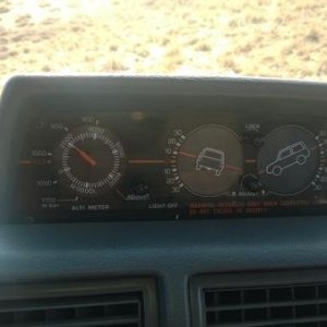 testing out the gauges