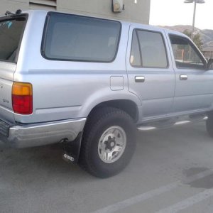 2gen famous rear sag, totally bug me and had to do something about it quick!!