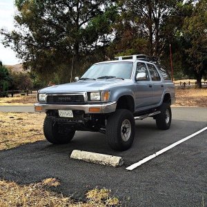 how the 4Runner sat with BJ spacers and coils.
Just installed my CB radio and Antenna