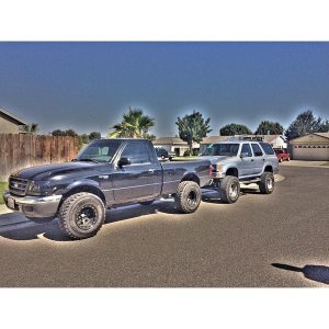 My truck was totally thrown off with the stock wheel base. I did like the stock wheels, but the diameter was to small. So i picked up these toyota whe
