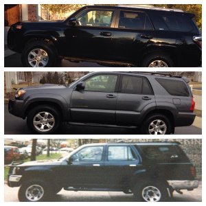 The 3 4Runners I have owned. The 3rd generation is the only one that I never got to own.