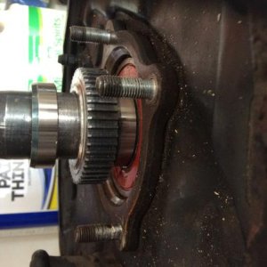 My axle while doing my rear axle seal