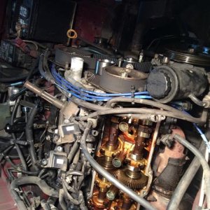 When I was doing the valve cover gaskets
