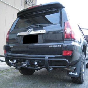 Equipped with lamp led back to the rear bumper guard