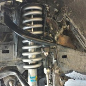 Bilstein 5100 with Eibach 620lb spring.