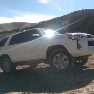 Had to get it a little dirty...