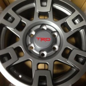 New TRD Pro Wheels waiting for install