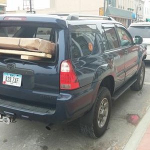 Picking up my WM roof rack to take to Line-X