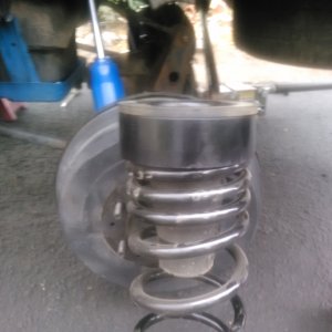 2" spacer in the back