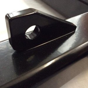 Slider tab welded on only one side?