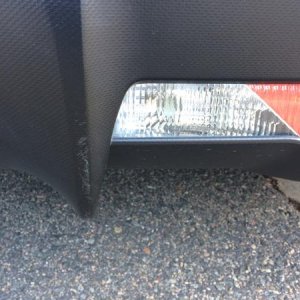 Who do I repair damage to a plastic bumper? 2