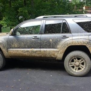 After a quick trip through the mud