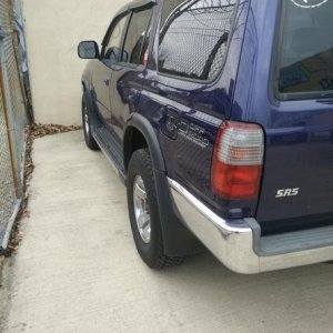 bad pic of the TRD Offroad decal but you get the point...its matte black with light gray shadowing