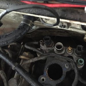 New water bypass outlet installed