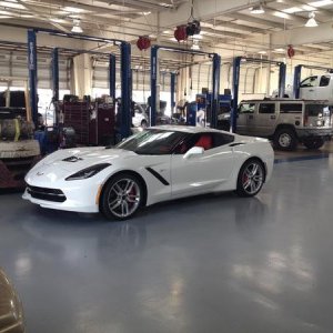 2015 Chevrolet Corvette Stingray Coupe
3LT Z51, Arctic White/Adrenaline Red, 8A, Performance Exhaust