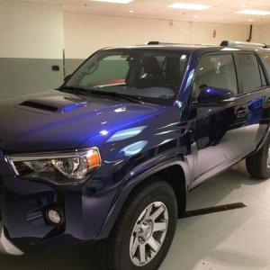 At the dealership picking up this 2015 Toyota 4Runner Trail Premium