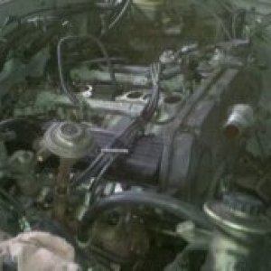 when i got there my fiances dad had already removed the radiator, supports and airbox