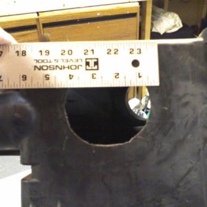Cut hole in airbox.