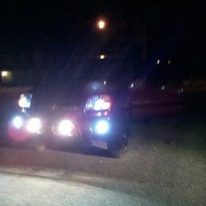 HID done and Bull Bar and Driving lights complete