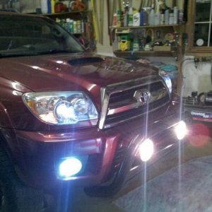HID done and Bull Bar and Driving lights complete
